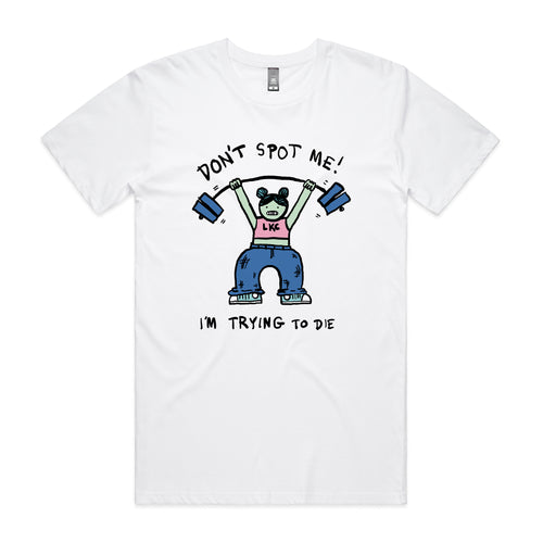 Don't Spot Me Tee by Lonely Kids Club. All clothing from our T-shirts to our shorts and hoodies are ethically made, and printed packed and shipped from Sydney.