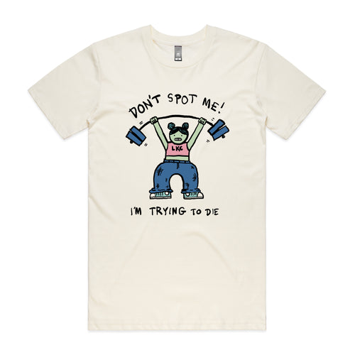 Don't Spot Me Tee by Lonely Kids Club. All clothing from our T-shirts to our shorts and hoodies are ethically made, and printed packed and shipped from Sydney.