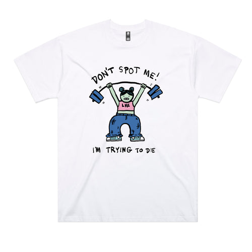 Don't Spot Me Tee by Lonely Kids Club. All clothing from our T-shirts to our shorts and hoodies are ethically made, and printed packed and shipped from Sydney.