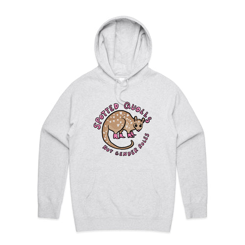 Spotted Quolls Hoodie by Lonely Kids Club. All clothing from our T-shirts to our shorts and hoodies are ethically made, and printed packed and shipped from Sydney.