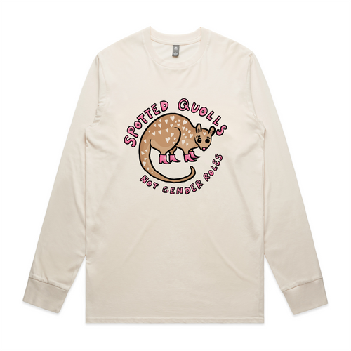 Spotted Quolls Tee by Lonely Kids Club. All clothing from our T-shirts to our shorts and hoodies are ethically made, and printed packed and shipped from Sydney.