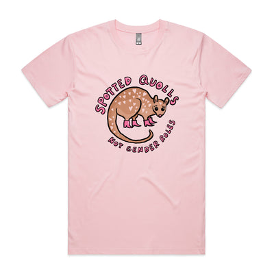Spotted Quolls Tee by Lonely Kids Club. All clothing from our T-shirts to our shorts and hoodies are ethically made, and printed packed and shipped from Sydney.