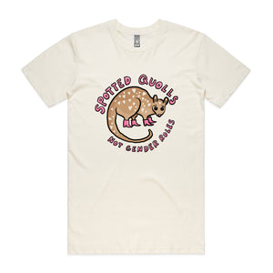 Spotted Quolls Tee by Lonely Kids Club. All clothing from our T-shirts to our shorts and hoodies are ethically made, and printed packed and shipped from Sydney.
