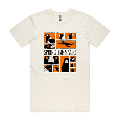 Springtime Magic Tee by Lonely Kids Club. All clothing from our T-shirts to our shorts and hoodies are ethically made, and printed packed and shipped from Sydney.