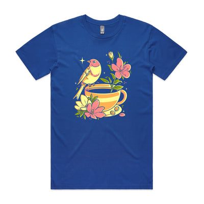 Spring Coffee Tee by Lonely Kids Club. All clothing from our T-shirts to our shorts and hoodies are ethically made, and printed packed and shipped from Sydney.