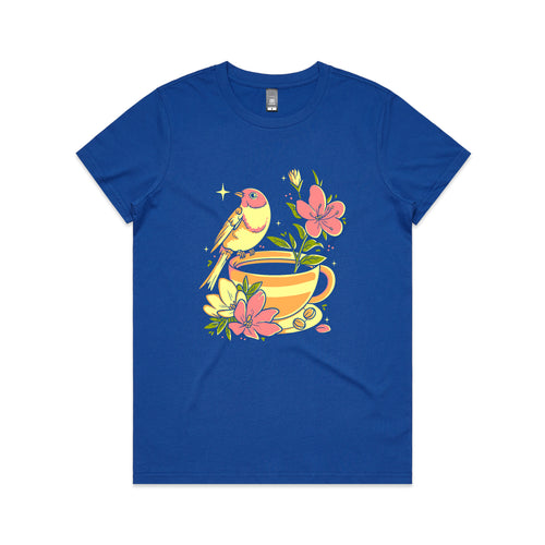 Spring Coffee Tee by Lonely Kids Club. All clothing from our T-shirts to our shorts and hoodies are ethically made, and printed packed and shipped from Sydney.