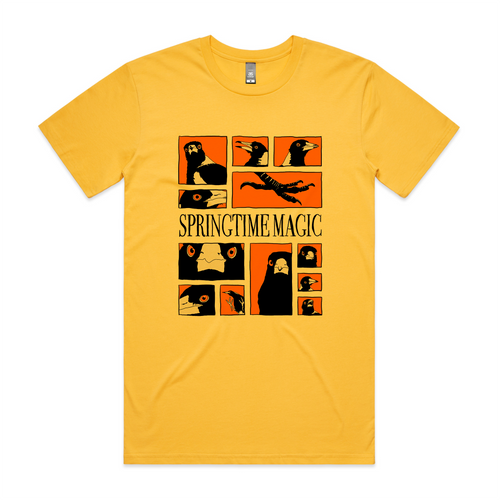 Springtime Magic Tee by Lonely Kids Club. All clothing from our T-shirts to our shorts and hoodies are ethically made, and printed packed and shipped from Sydney.