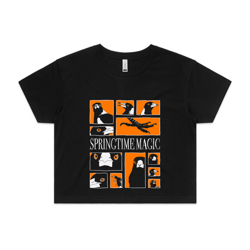 Springtime Magic Tee by Lonely Kids Club. All clothing from our T-shirts to our shorts and hoodies are ethically made, and printed packed and shipped from Sydney.
