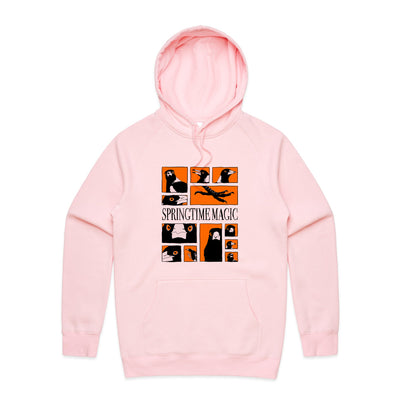Springtime Magic Hoodie by Lonely Kids Club. All clothing from our T-shirts to our shorts and hoodies are ethically made, and printed packed and shipped from Sydney.