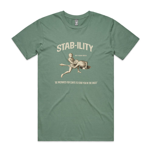 Stability Tee by Lonely Kids Club. All clothing from our T-shirts to our shorts and hoodies are ethically made, and printed packed and shipped from Sydney.