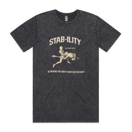 Stability Tee by Lonely Kids Club. All clothing from our T-shirts to our shorts and hoodies are ethically made, and printed packed and shipped from Sydney.