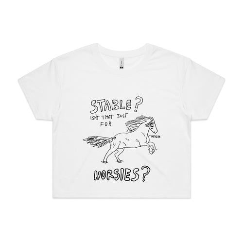 Stable Tee by Lonely Kids Club. All clothing from our T-shirts to our shorts and hoodies are ethically made, and printed packed and shipped from Sydney.