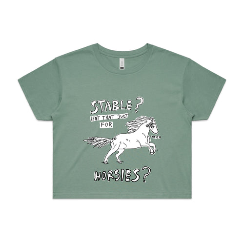 Stable Tee by Lonely Kids Club. All clothing from our T-shirts to our shorts and hoodies are ethically made, and printed packed and shipped from Sydney.