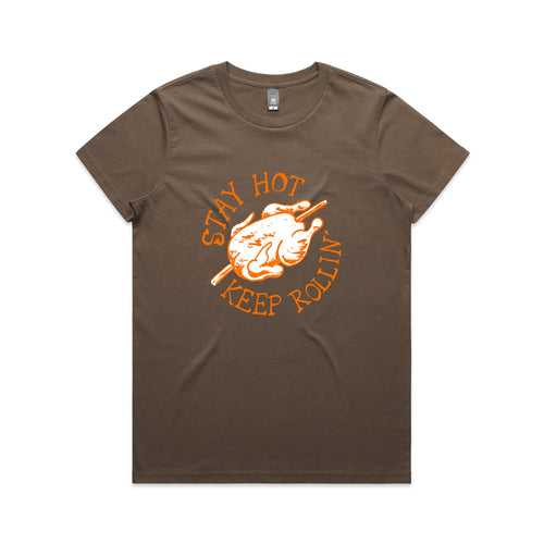 Stay Hot Tee by Lonely Kids Club. All clothing from our T-shirts to our shorts and hoodies are ethically made, and printed packed and shipped from Sydney.