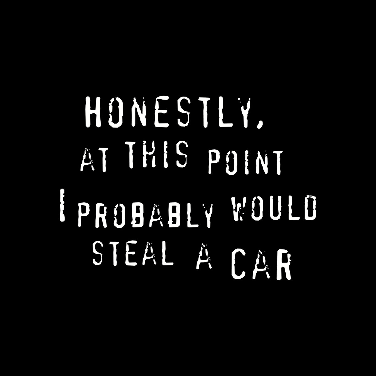 Would Steal A Car Hat hat by Lonely Kids Club