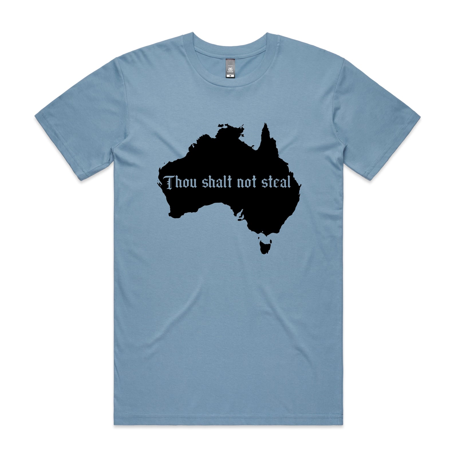 Thou Shalt Not Steal Tee by Lonely Kids Club. All clothing from our T-shirts to our shorts and hoodies are ethically made, and printed packed and shipped from Sydney.