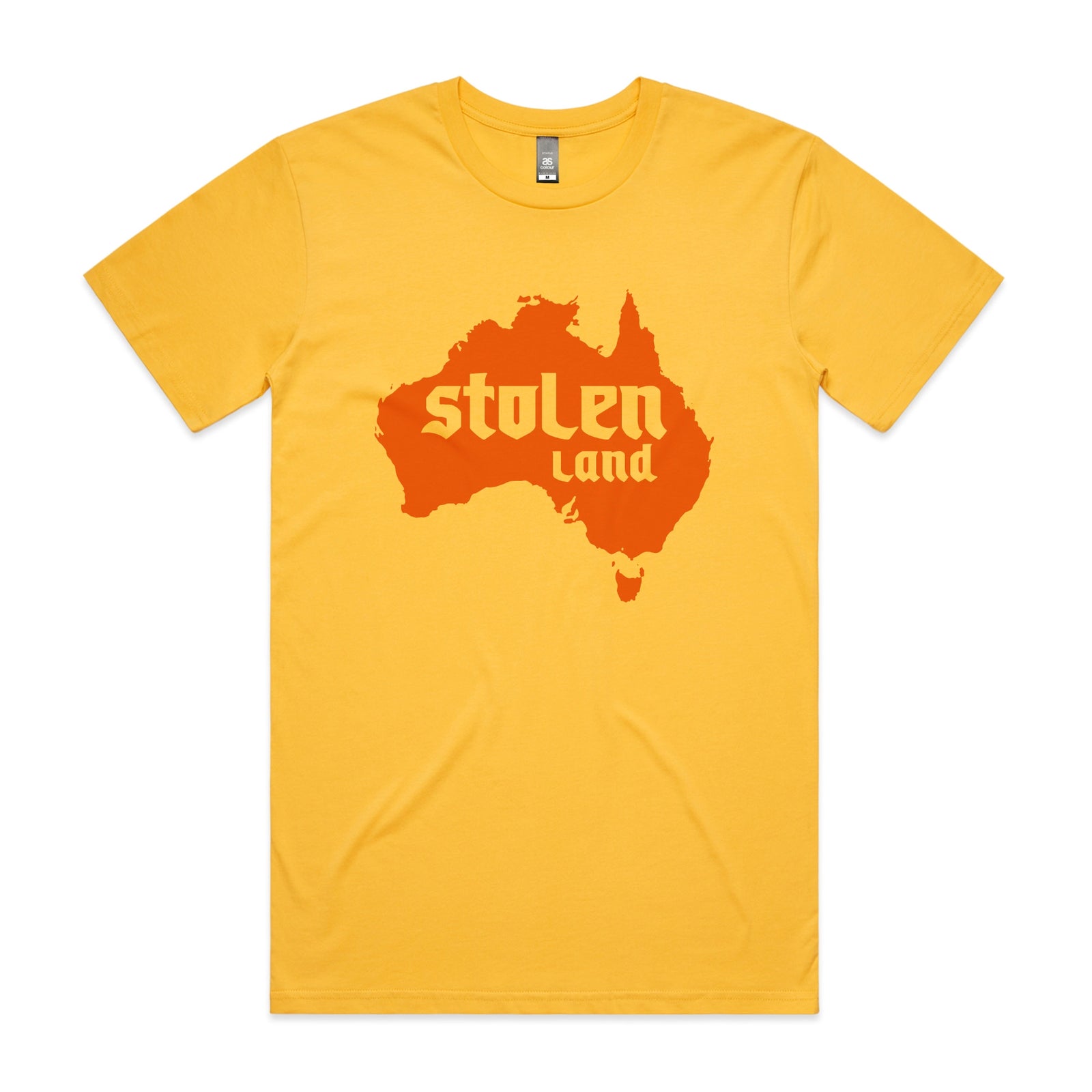 Stolen Land Tee by Lonely Kids Club. All clothing from our T-shirts to our shorts and hoodies are ethically made, and printed packed and shipped from Sydney.