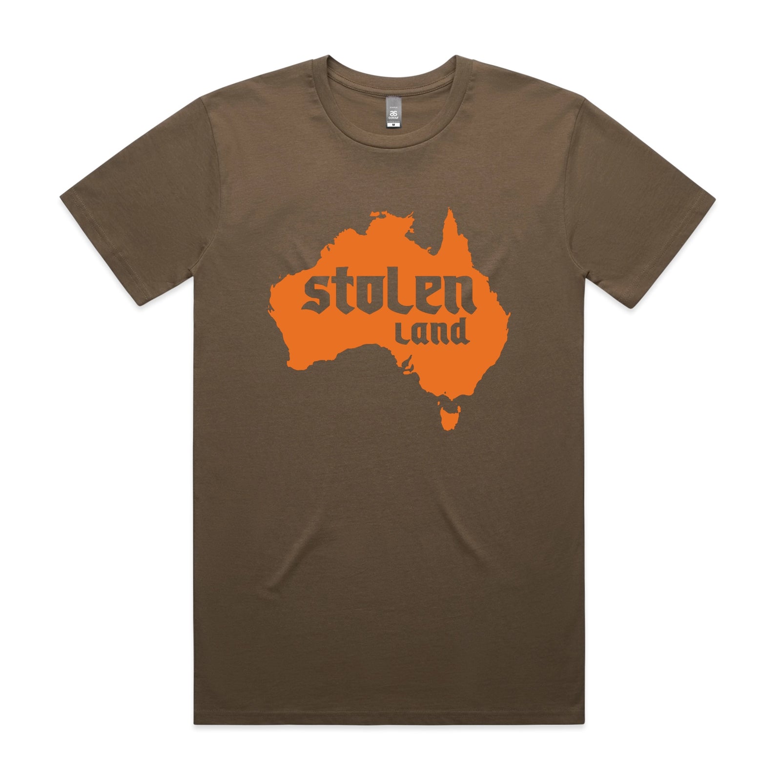 Stolen Land Tee by Lonely Kids Club. All clothing from our T-shirts to our shorts and hoodies are ethically made, and printed packed and shipped from Sydney.