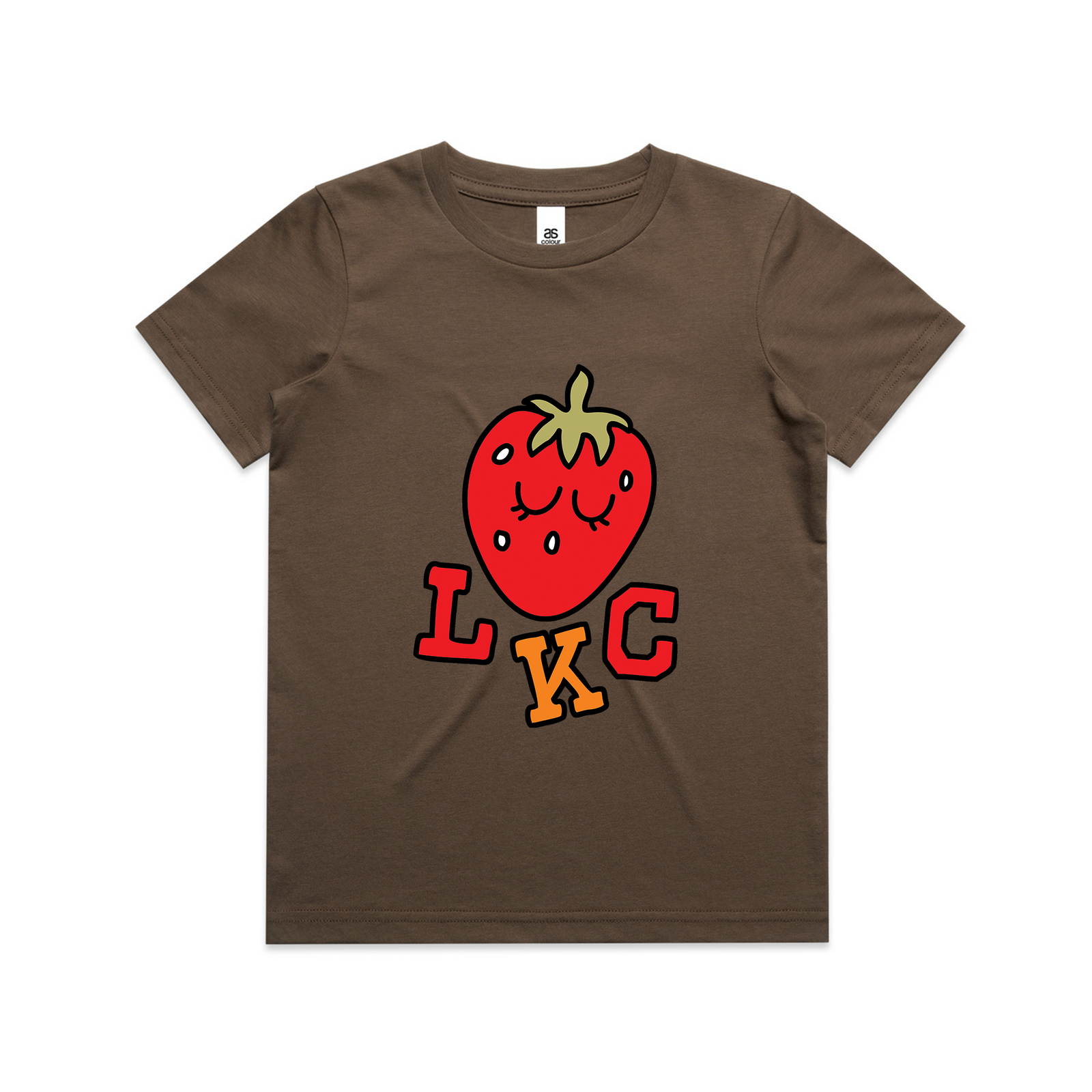 Strawberry Kids Tee by Lonely Kids Club. All clothing from our T-shirts to our shorts and hoodies are ethically made, and printed packed and shipped from Sydney.
