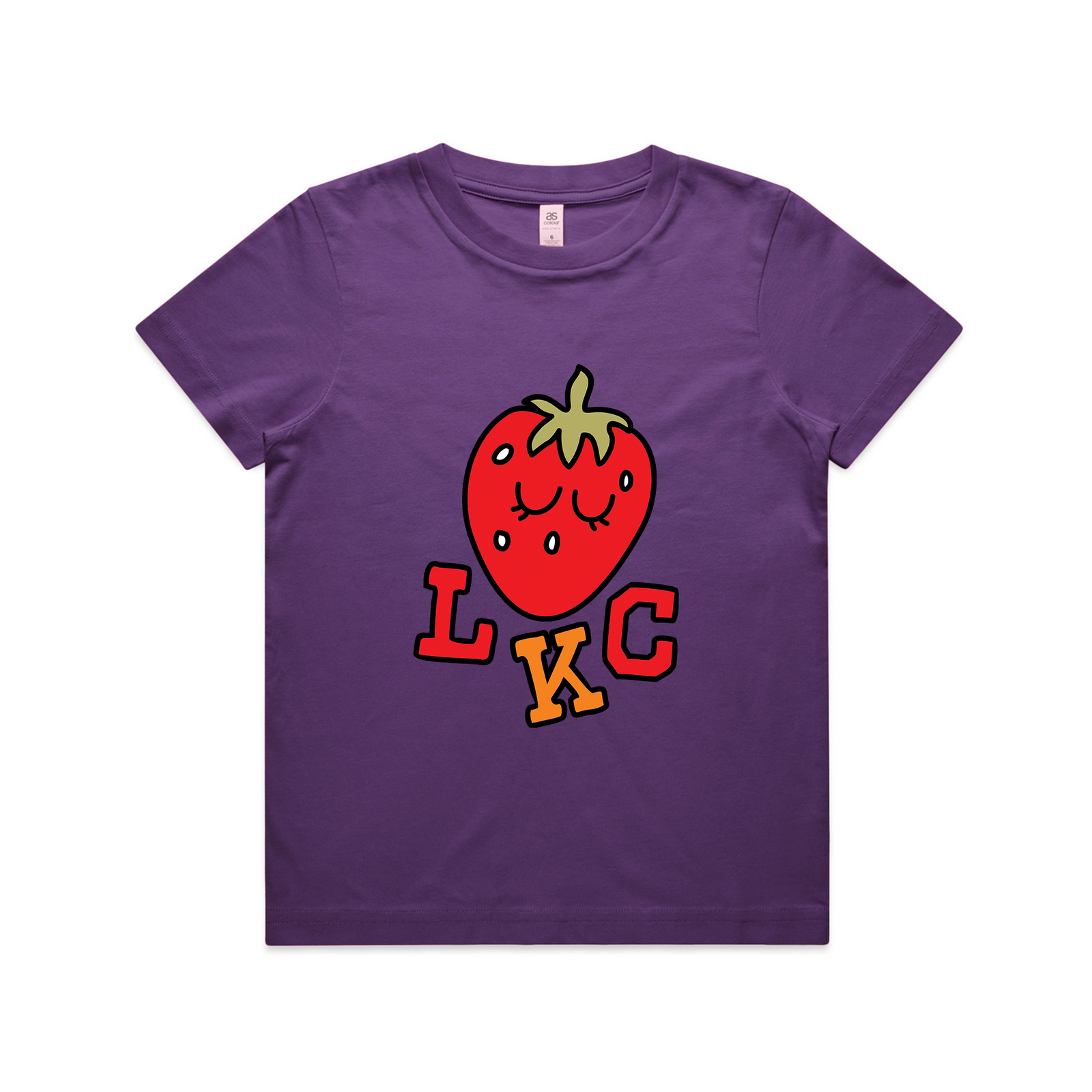 Strawberry Kids Tee by Lonely Kids Club. All clothing from our T-shirts to our shorts and hoodies are ethically made, and printed packed and shipped from Sydney.