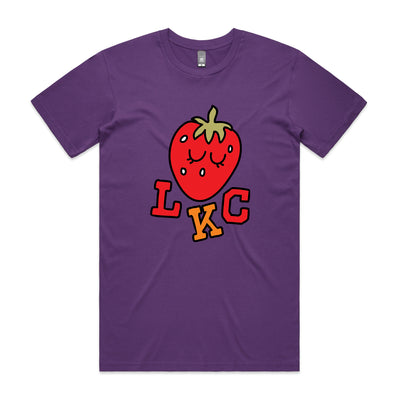 Strawberry Tee by Lonely Kids Club. All clothing from our T-shirts to our shorts and hoodies are ethically made, and printed packed and shipped from Sydney.
