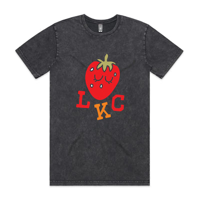 Strawberry Tee by Lonely Kids Club. All clothing from our T-shirts to our shorts and hoodies are ethically made, and printed packed and shipped from Sydney.