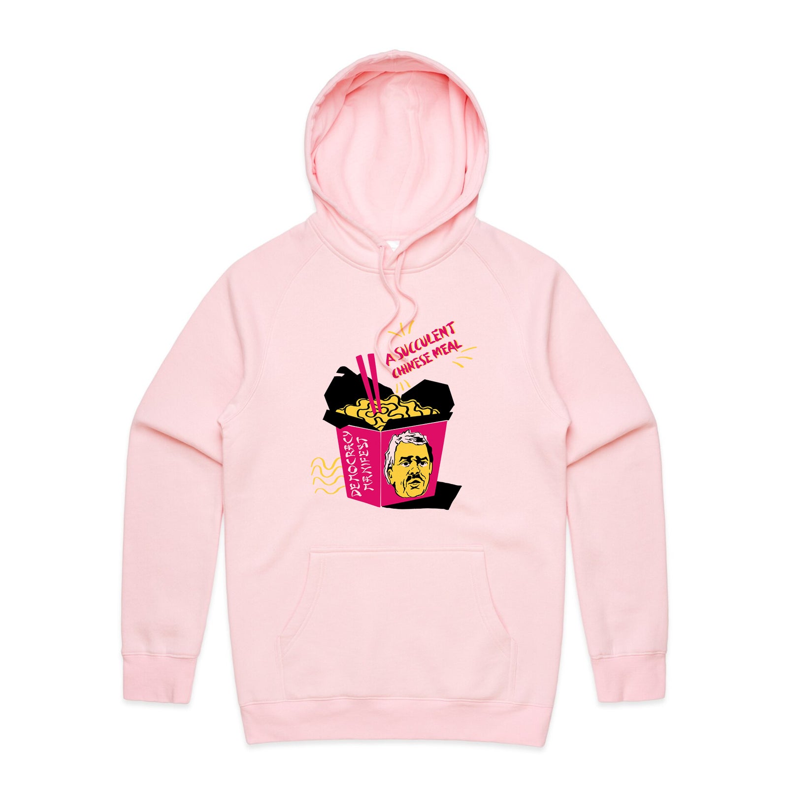 Succulent Chinese Meal Hoodie by Lonely Kids Club. All clothing from our T-shirts to our shorts and hoodies are ethically made, and printed packed and shipped from Sydney.