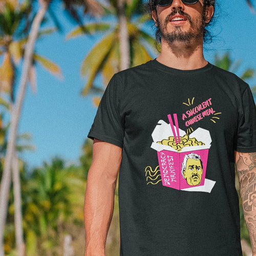 Succulent Chinese Meal Tee by Lonely Kids Club. All clothing from our T-shirts to our shorts and hoodies are ethically made, and printed packed and shipped from Sydney.