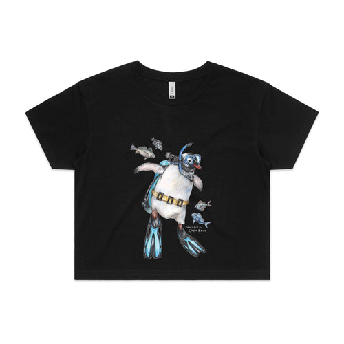 Sullivan The Scuba Diver Tee by Lonely Kids Club. All clothing from our T-shirts to our shorts and hoodies are ethically made, and printed packed and shipped from Sydney.