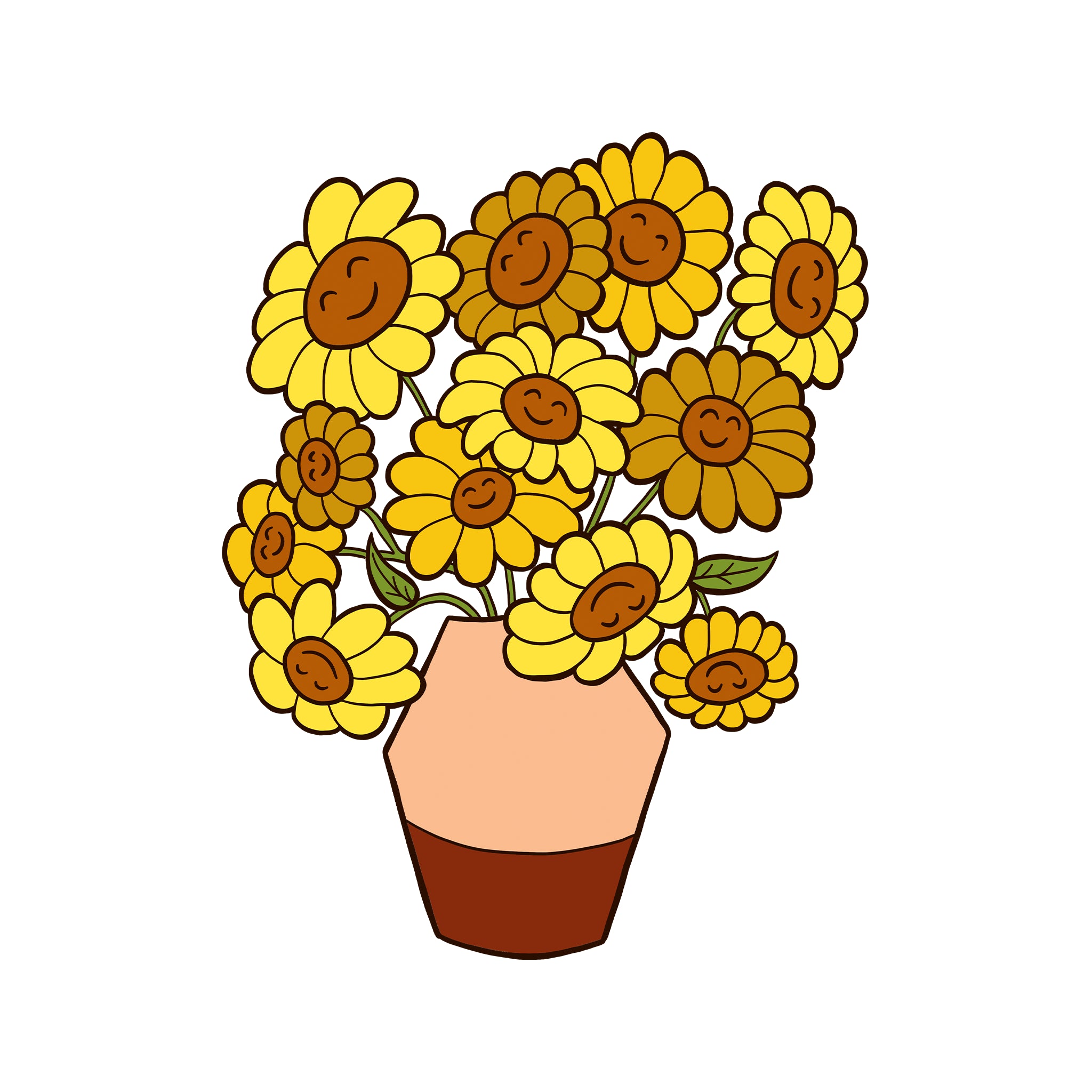 Happy Sunflowers Tee