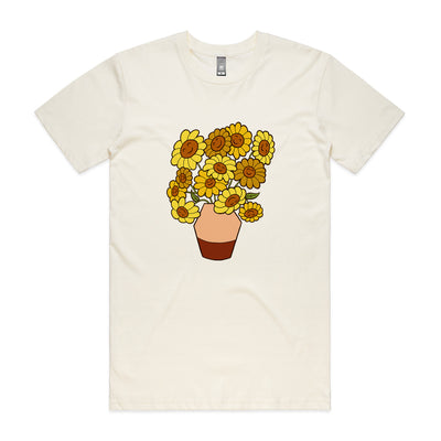 Happy Sunflowers Tee by Lonely Kids Club. All clothing from our T-shirts to our shorts and hoodies are ethically made, and printed packed and shipped from Sydney.