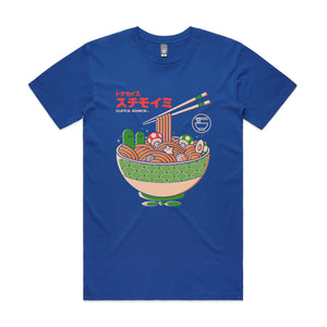 Super Ramen Tee by Lonely Kids Club. All clothing from our T-shirts to our shorts and hoodies are ethically made, and printed packed and shipped from Sydney.