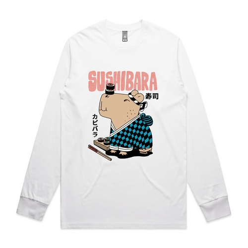Sushibara Tee by Lonely Kids Club. All clothing from our T-shirts to our shorts and hoodies are ethically made, and printed packed and shipped from Sydney.