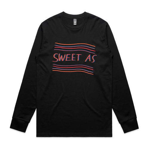 Sweet As Tee by Lonely Kids Club. All clothing from our T-shirts to our shorts and hoodies are ethically made, and printed packed and shipped from Sydney.