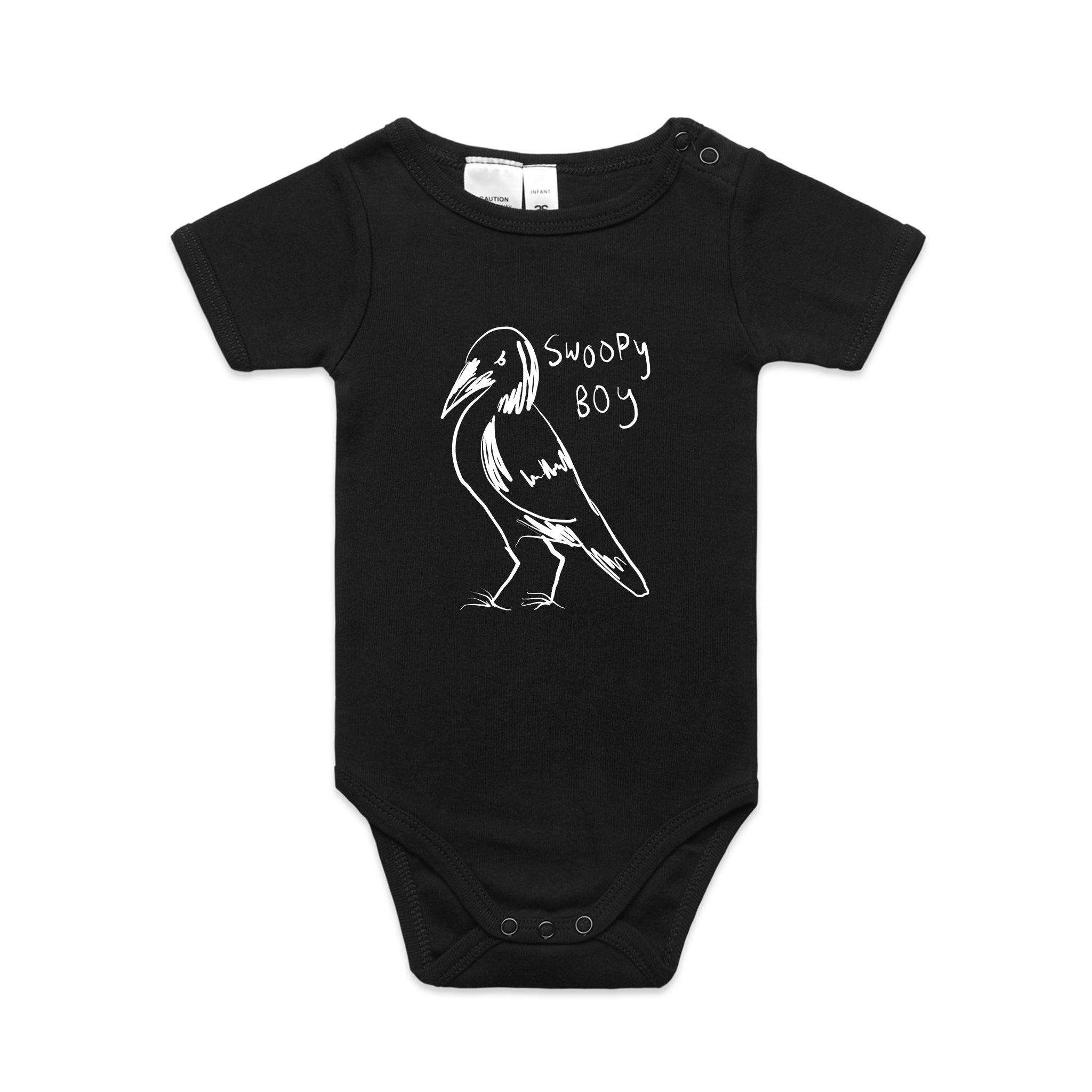 Swoopy Boy Baby Onesie