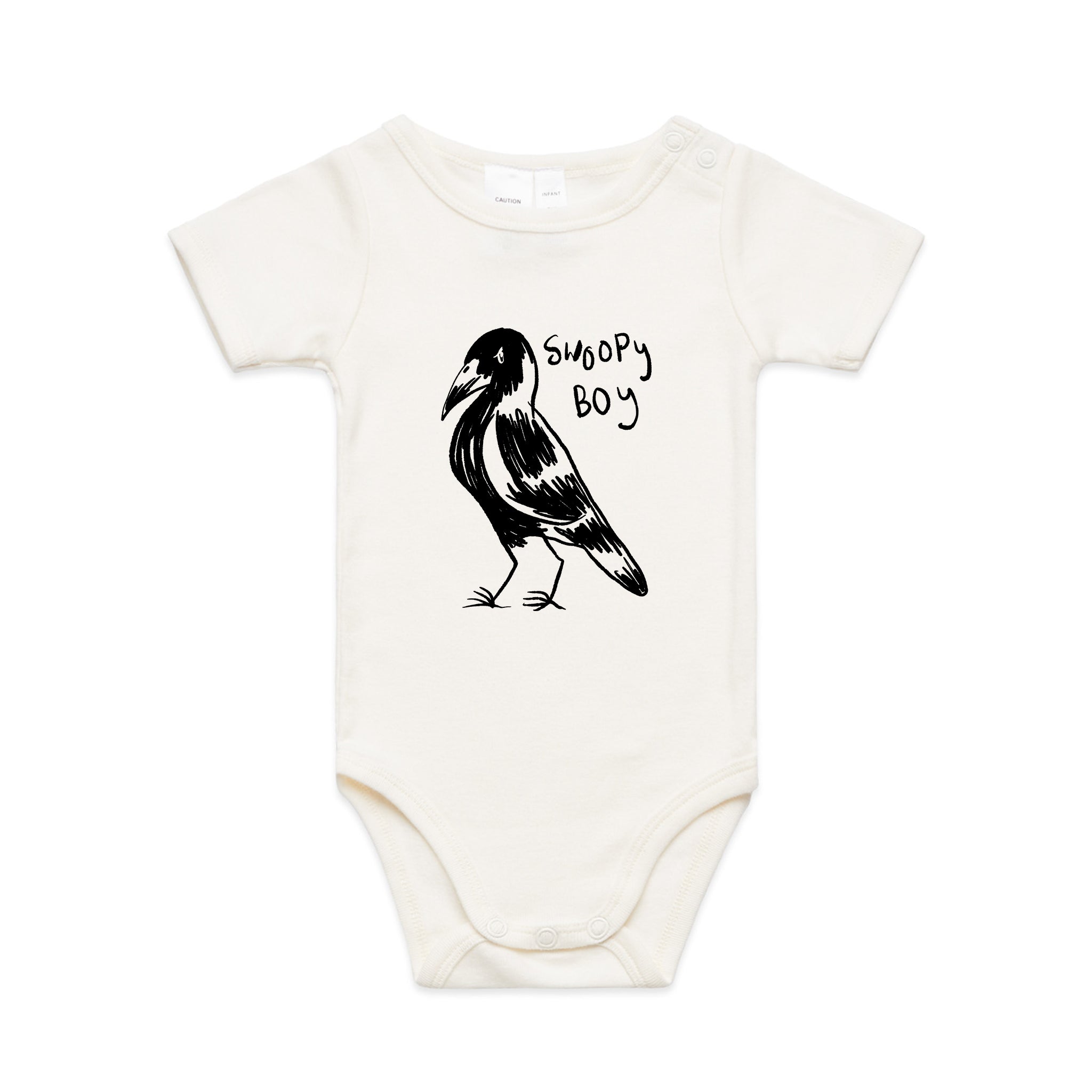 Swoopy Boy Baby Onesie