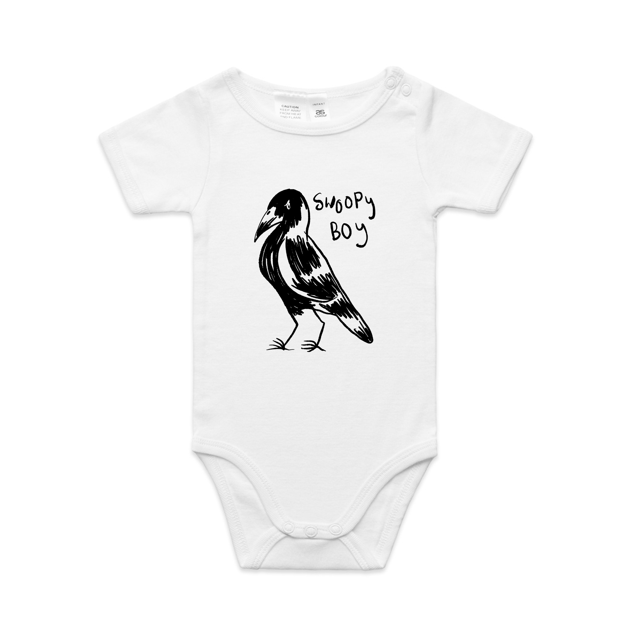 Swoopy Boy Baby Onesie