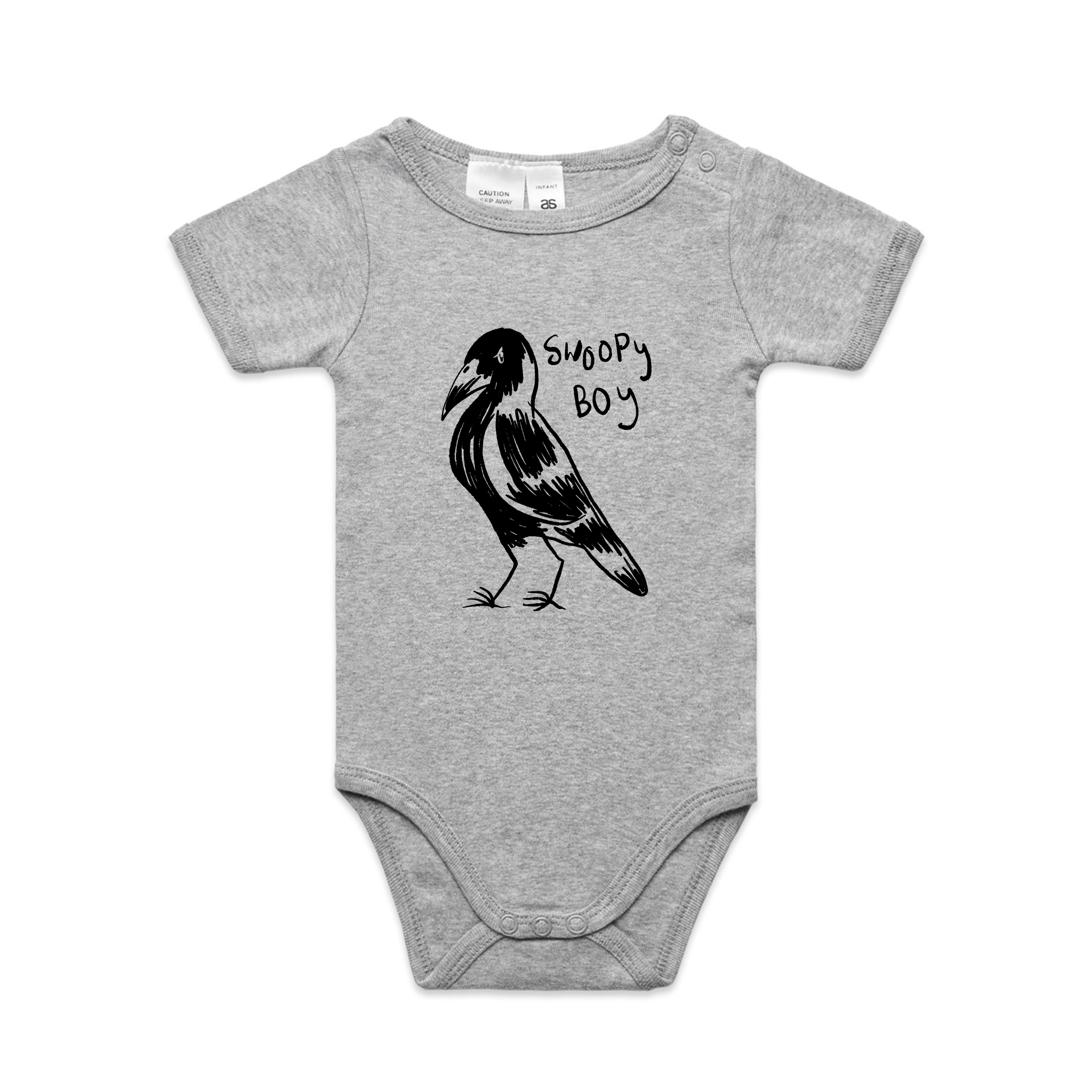 Swoopy Boy Baby Onesie