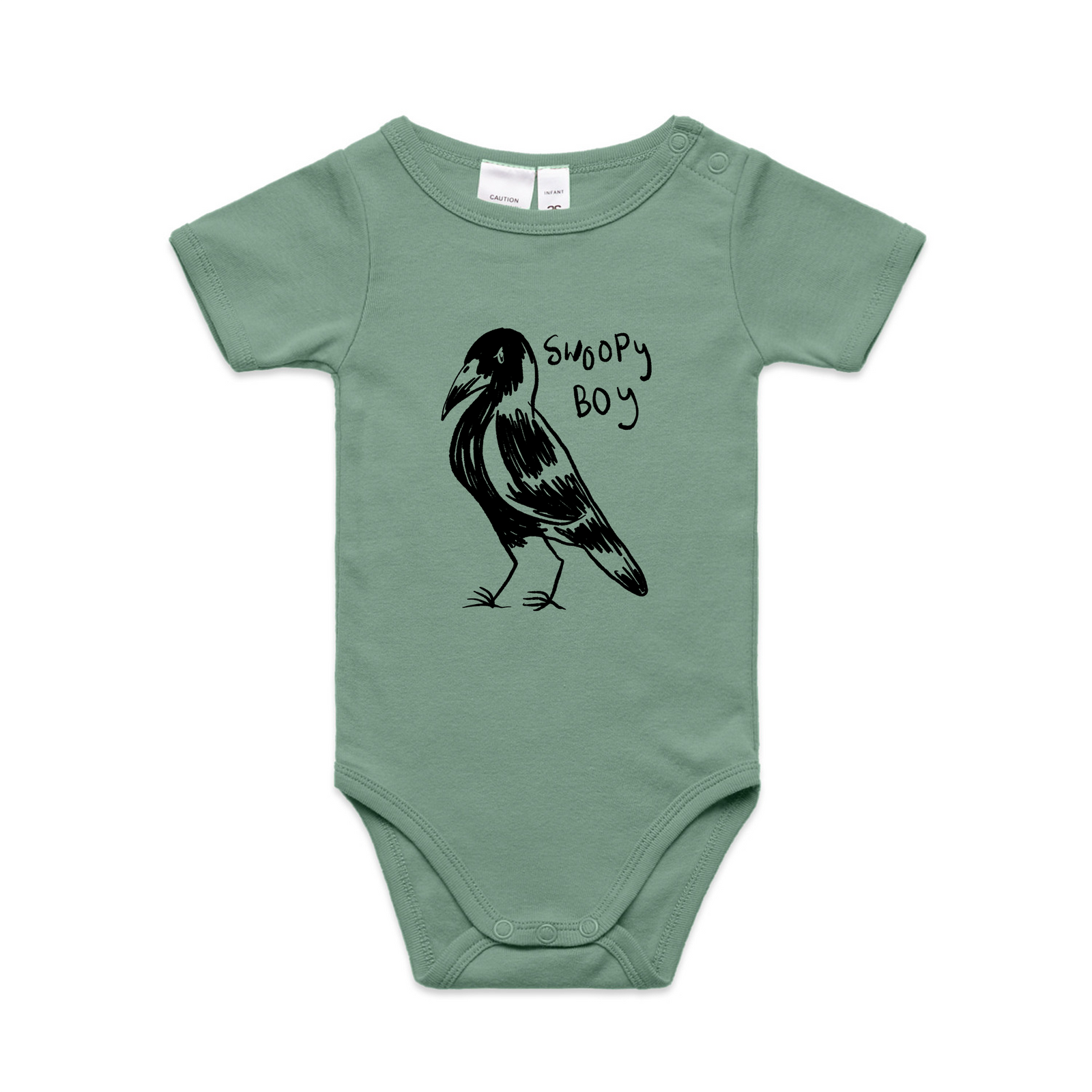 Swoopy Boy Baby Onesie