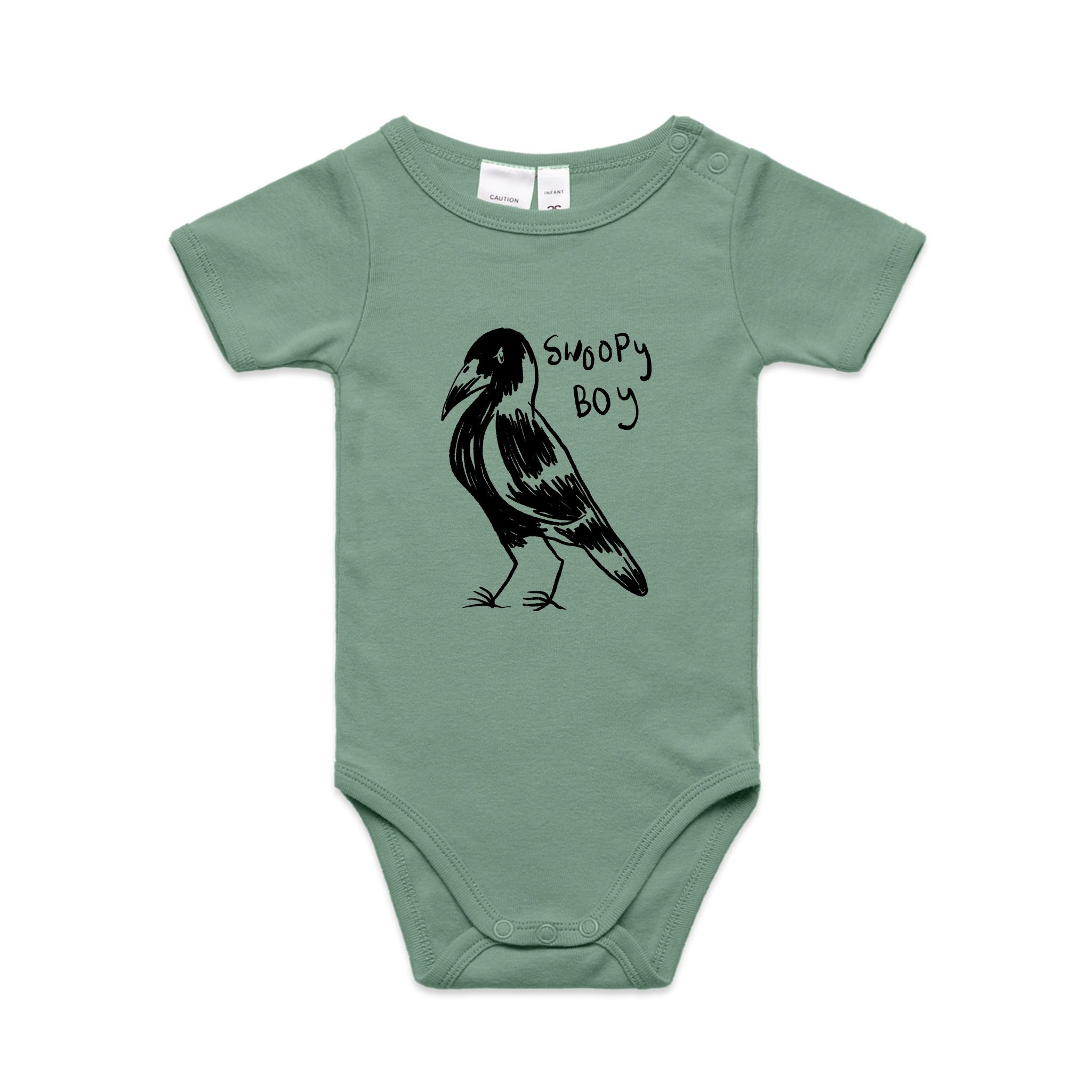 Swoopy Boy Baby Onesie