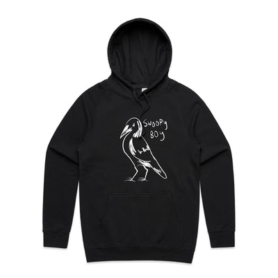 Swoopy Boy Hoodie by Lonely Kids Club. All clothing from our T-shirts to our shorts and hoodies are ethically made, and printed packed and shipped from Sydney.