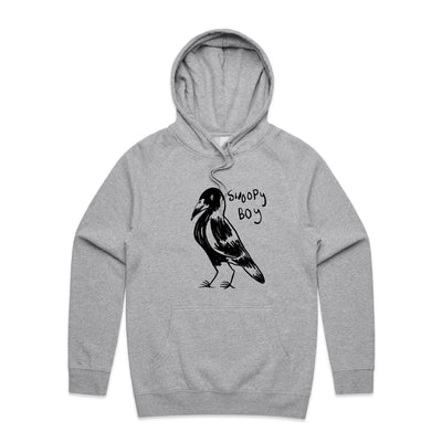 Swoopy Boy Hoodie by Lonely Kids Club. All clothing from our T-shirts to our shorts and hoodies are ethically made, and printed packed and shipped from Sydney.