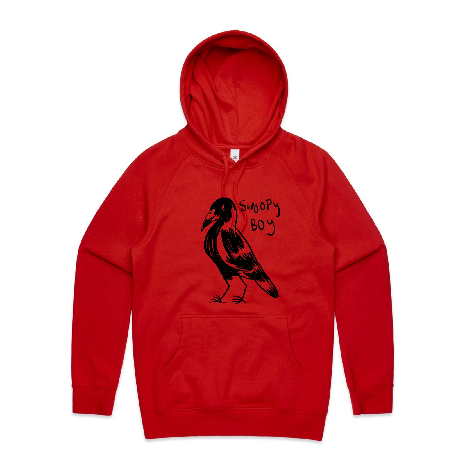 Swoopy Boy Hoodie by Lonely Kids Club. All clothing from our T-shirts to our shorts and hoodies are ethically made, and printed packed and shipped from Sydney.