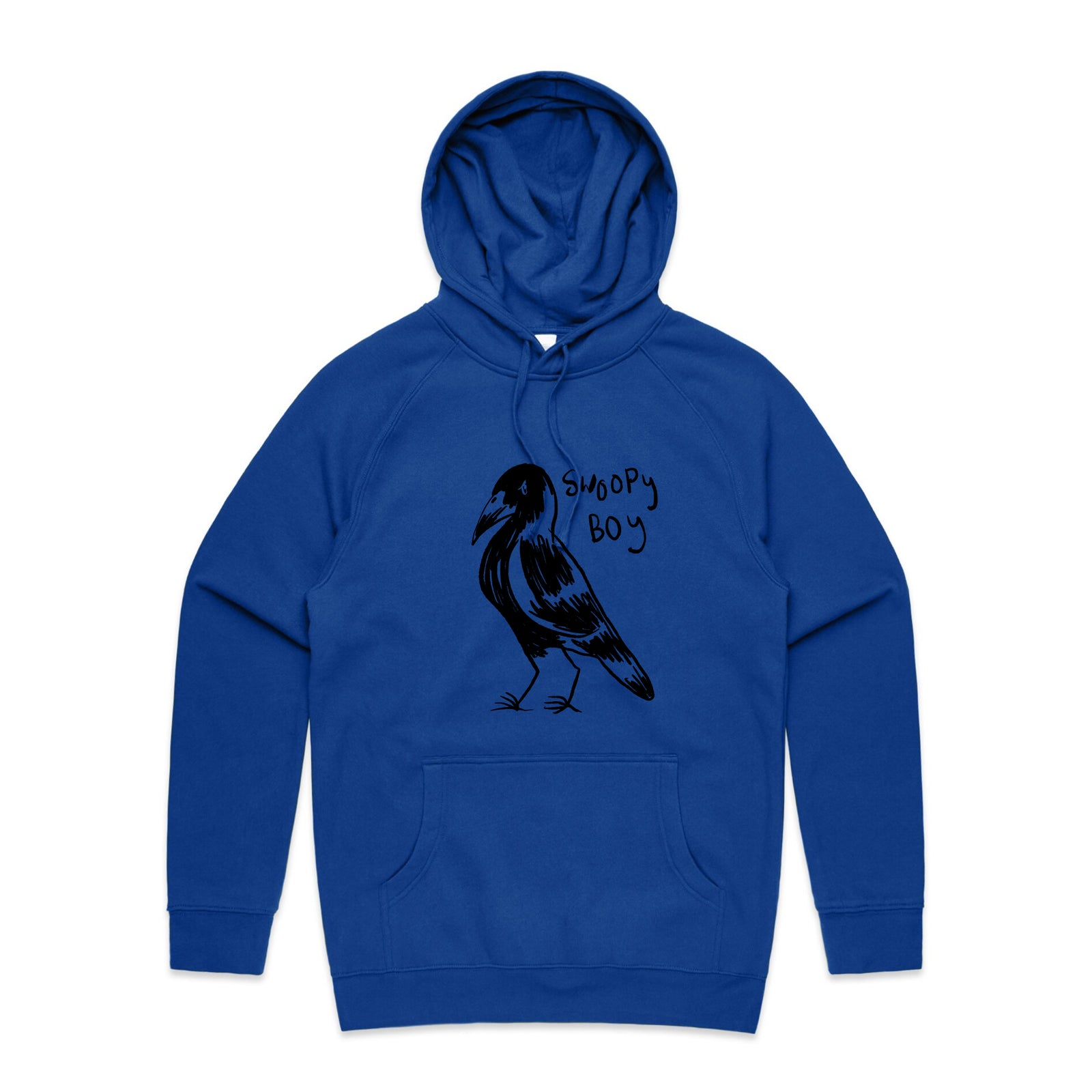Swoopy Boy Hoodie by Lonely Kids Club. All clothing from our T-shirts to our shorts and hoodies are ethically made, and printed packed and shipped from Sydney.