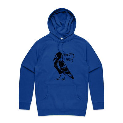Swoopy Boy Hoodie by Lonely Kids Club. All clothing from our T-shirts to our shorts and hoodies are ethically made, and printed packed and shipped from Sydney.