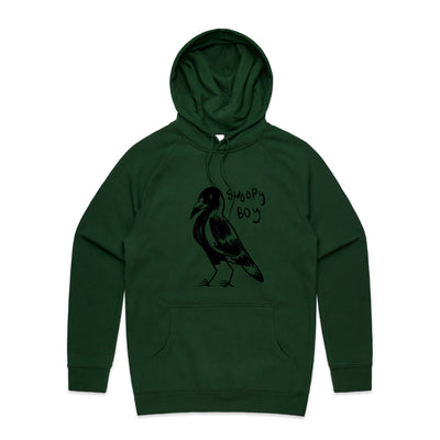 Swoopy Boy Hoodie by Lonely Kids Club. All clothing from our T-shirts to our shorts and hoodies are ethically made, and printed packed and shipped from Sydney.