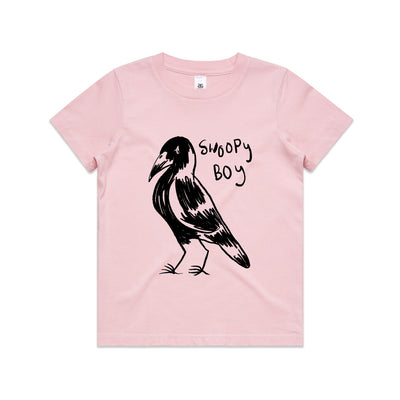 Swoopy Boy Kids Tee by Lonely Kids Club. All clothing from our T-shirts to our shorts and hoodies are ethically made, and printed packed and shipped from Sydney.