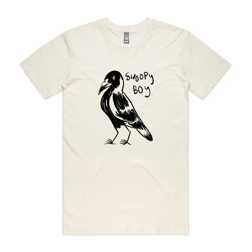 Swoopy Boy Tee by Lonely Kids Club. All clothing from our T-shirts to our shorts and hoodies are ethically made, and printed packed and shipped from Sydney.