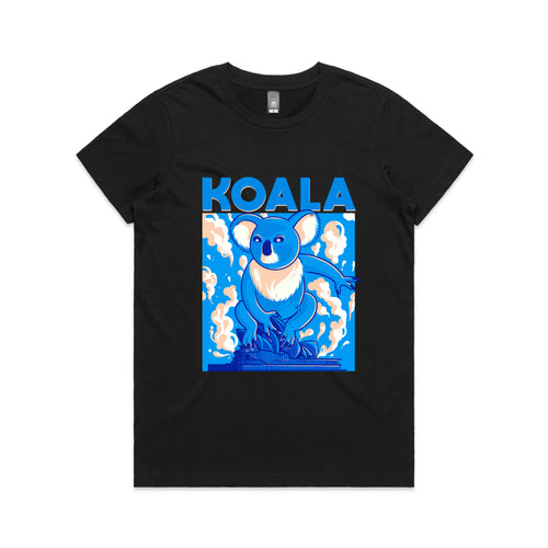 Sydney Koala Tee by Lonely Kids Club. All clothing from our T-shirts to our shorts and hoodies are ethically made, and printed packed and shipped from Sydney.