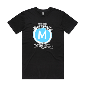 Sydney Metro Tee by Lonely Kids Club. All clothing from our T-shirts to our shorts and hoodies are ethically made, and printed packed and shipped from Sydney.